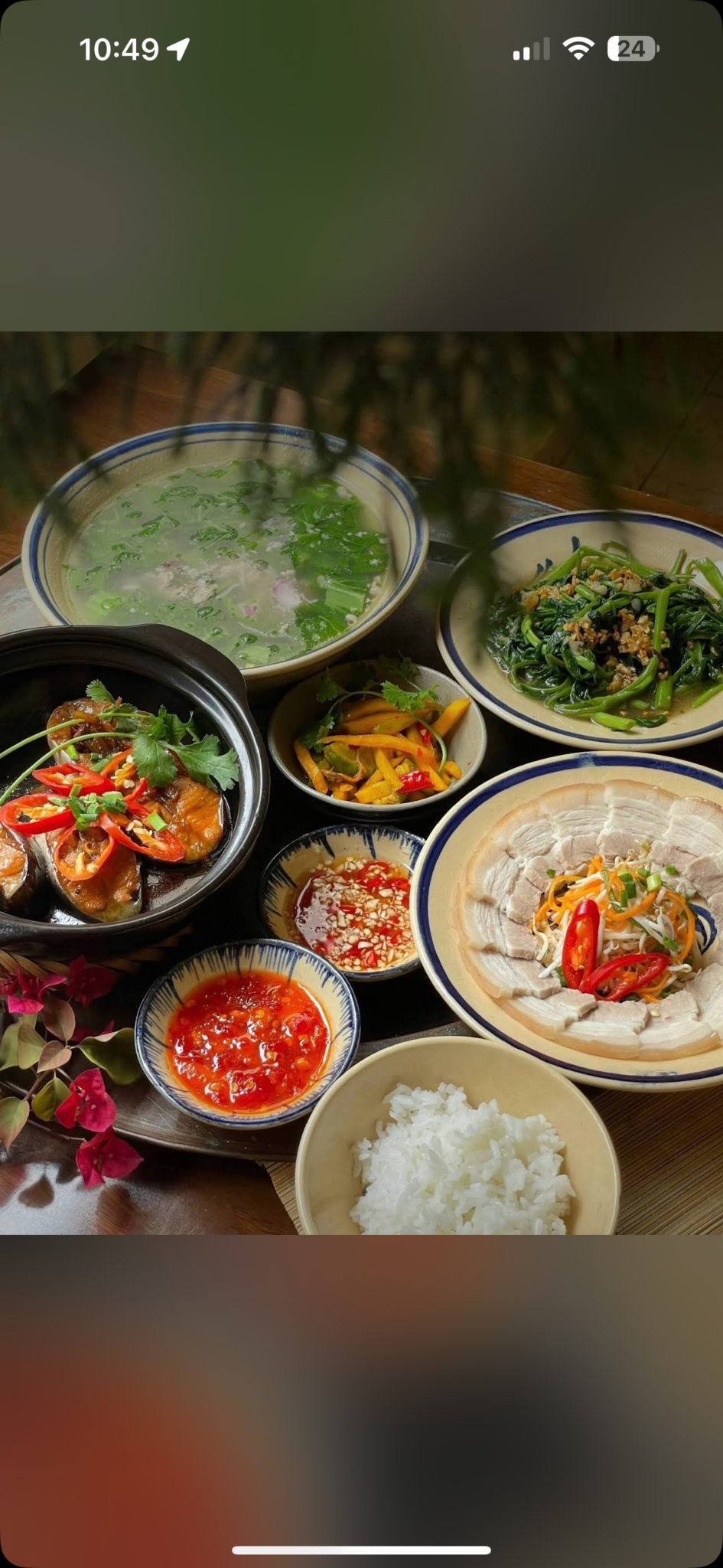 Ăn cơm nhà miền Trung