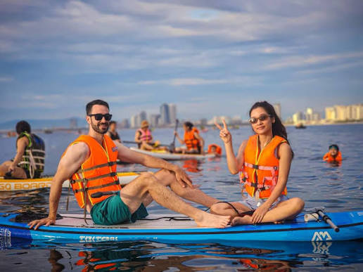 Chèo SUP ngắm bình minh biển