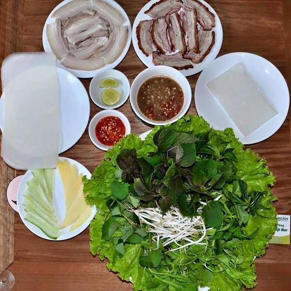 Làm bánh tráng cuốn thịt heo từ A–Z
